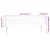 Produktbild 6 för Sänggavel LED rosa 163x16x78/88 cm sammet