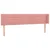 Produktbild 3 för Sänggavel LED rosa 183x16x78/88 cm sammet