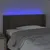 Produktbild 4 för Sänggavel LED taupe 83x16x78/88 cm tyg