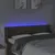 Produktbild 4 för Sänggavel LED taupe 147x16x78/88 cm tyg