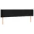 Produktbild 3 för Sänggavel LED svart 163x16x78/88 cm tyg