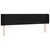 Produktbild 3 för Sänggavel LED svart 203x16x78/88 cm tyg