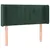 Produktbild 3 för Sänggavel LED mörkgrön 93x16x78/88 cm sammet