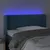 Produktbild 4 för Sänggavel LED Mörkblå 93x16x78/88 cm sammet