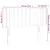 Produktbild 6 för Sänggavel LED rosa 93x16x78/88 cm sammet
