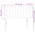 Produktbild 6 för Sänggavel LED rosa 103x16x78/88 cm sammet
