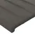 Produktbild 5 för Sänggavel LED mörkgrå 147x16x78/88 cm sammet