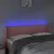 Produktbild 4 för Sänggavel LED rosa 147x16x78/88 cm sammet