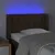 Produktbild 4 för Sänggavel LED svart 83x16x78/88 cm tyg