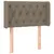 Produktbild 3 för Sänggavel LED taupe 83x16x78/88 cm tyg