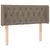Produktbild 3 för Sänggavel LED taupe 103x16x78/88 cm tyg