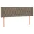Produktbild 3 för Sänggavel LED taupe 163x16x78/88 cm tyg