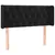 Produktbild 3 för Huvudgavel LED svart 93x16x78/88 cm sammet