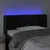 Produktbild 4 för Huvudgavel LED svart 93x16x78/88 cm sammet