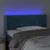 Produktbild 4 för Sänggavel LED mörkblå 103x16x78/88 cm sammet