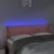 Produktbild 4 för Sänggavel LED rosa 147x16x78/88 cm sammet