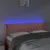 Produktbild 4 för Sänggavel LED rosa 163x16x78/88 cm sammet