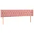 Produktbild 3 för Sänggavel LED rosa 183x16x78/88 cm sammet
