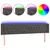 Produktbild 2 för Huvudgavel LED mörkgrå 203x16x78/88 cm sammet