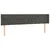 Produktbild 3 för Huvudgavel LED mörkgrå 203x16x78/88 cm sammet