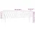 Produktbild 6 för Sänggavel LED rosa 203x16x78/88 cm sammet