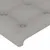 Produktbild 5 för Sänggavel LED ljusgrå 83x16x78/88 cm tyg