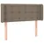 Produktbild 3 för Sänggavel LED taupe 83x16x78/88 cm tyg