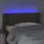 Produktbild 4 för Sänggavel LED taupe 83x16x78/88 cm tyg
