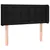 Produktbild 3 för Sänggavel LED svart 103x16x78/88 cm tyg 
