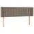 Produktbild 3 för Sänggavel LED taupe 147x16x78/88 cm tyg