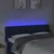 Produktbild 4 för Sänggavel LED blå 147x16x78/88 cm tyg