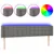 Produktbild 2 för Huvudgavel LED mörkgrå 183x16x78/88 cm tyg