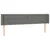 Produktbild 3 för Huvudgavel LED mörkgrå 183x16x78/88 cm tyg