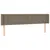 Produktbild 3 för Sänggavel LED taupe 183x16x78/88 cm tyg