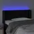 Produktbild 4 för Sänggavel LED svart 83x16x78/88 cm sammet
