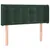Produktbild 3 för Sänggavel LED mörkgrön 83x16x78/88 cm sammet