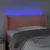 Produktbild 4 för Sänggavel LED rosa 83x16x78/88 cm sammet 