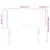 Produktbild 6 för Sänggavel LED rosa 83x16x78/88 cm sammet 