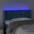 Produktbild 4 för Sänggavel LED Mörkblå 93x16x78/88 cm sammet