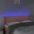 Produktbild 4 för Sänggavel LED rosa 147x16x78/88 cm sammet
