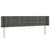 Produktbild 3 för Huvudgavel LED mörkgrå 183x16x78/88 cm sammet