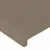 Produktbild 5 för Sänggavel LED taupe 93x16x118/128 cm tyg