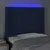 Produktbild 3 för Sänggavel LED blå 93x16x118/128 cm tyg