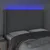 Produktbild 3 för Sänggavel LED ljusgrå 147x16x118/128 cm tyg 