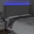 Produktbild 4 för Huvudgavel LED ljusgrå 163x16x118/128 cm tyg
