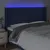 Produktbild 4 för Sänggavel LED blå 163x16x118/128 cm tyg