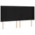 Produktbild 3 för Huvudgavel LED svart 183x16x118/128 cm tyg