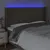Produktbild 4 för Sänggavel LED taupe 183x16x118/128 cm tyg
