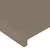 Produktbild 5 för Sänggavel LED taupe 183x16x118/128 cm tyg