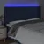 Produktbild 4 för Sänggavel LED blå 183x16x118/128 cm tyg